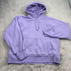 Artizia TNA Women's S Purple Boyfriend Fit Pullover Hoodie Lounge Dopamine